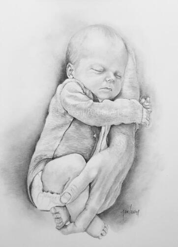 Asleep in Father's Arm Asleep in Father's Arm